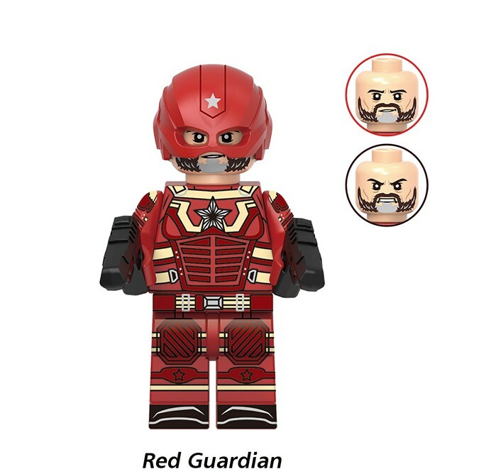 Thunderbolts Red Guardian Custom Minifigures Minifigs Fit Lego G0143 GH0327