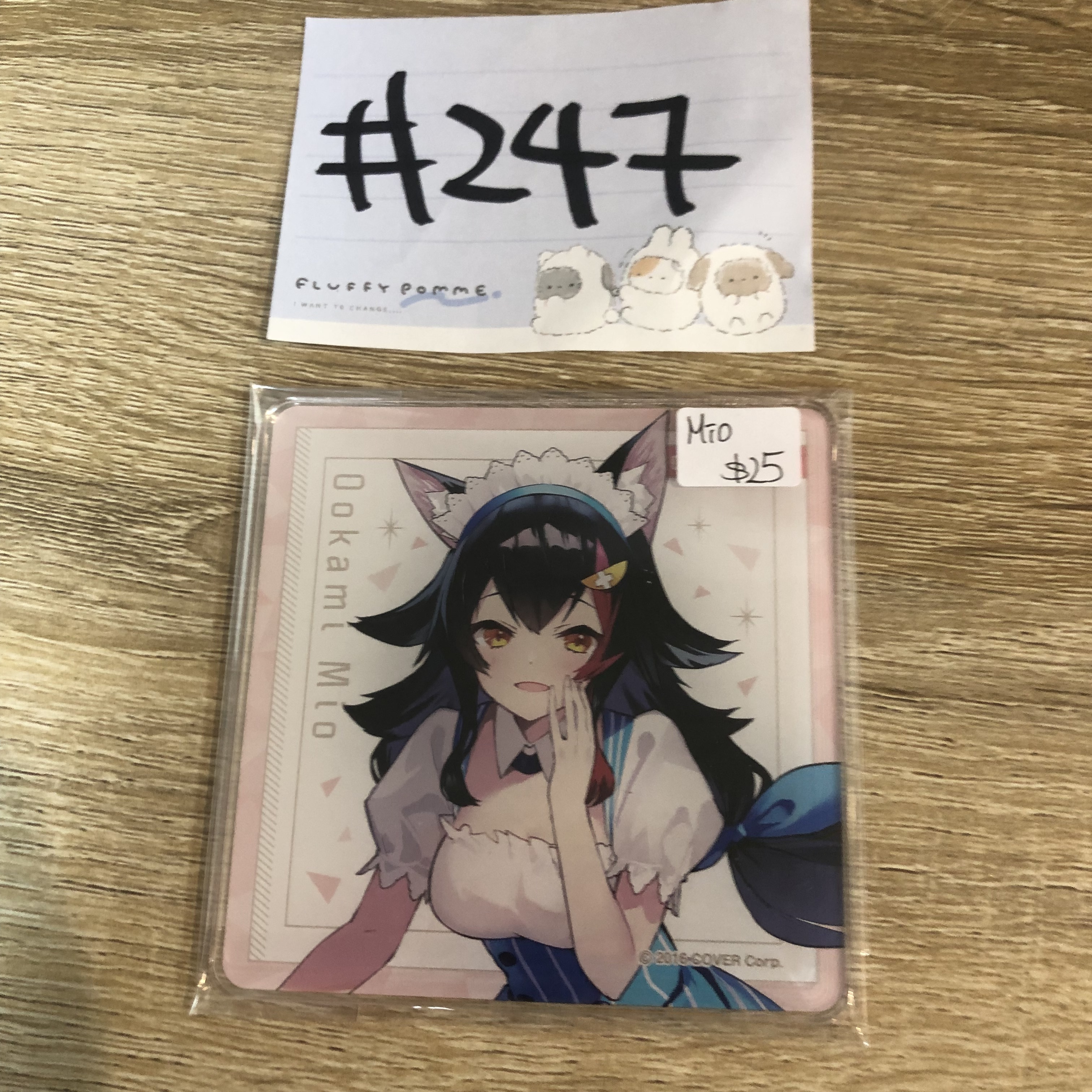 HOLOLIVE MIO 膠杯墊#247