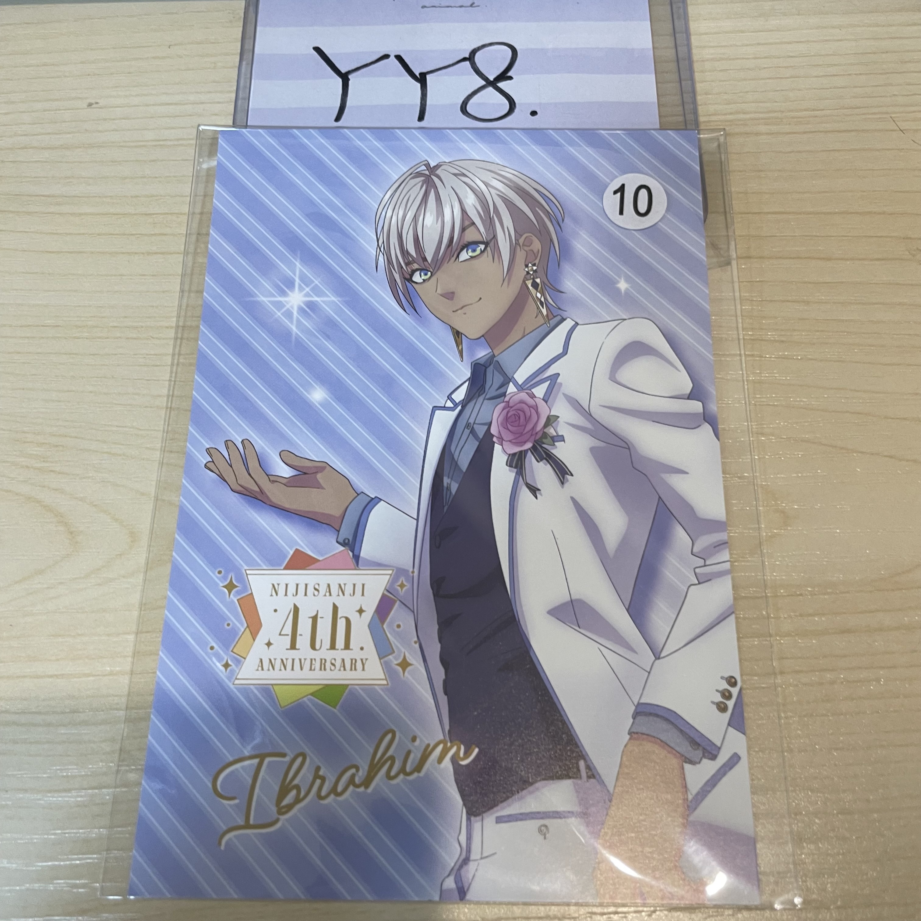 彩虹社 IBRAHIM 明信片 #YY8