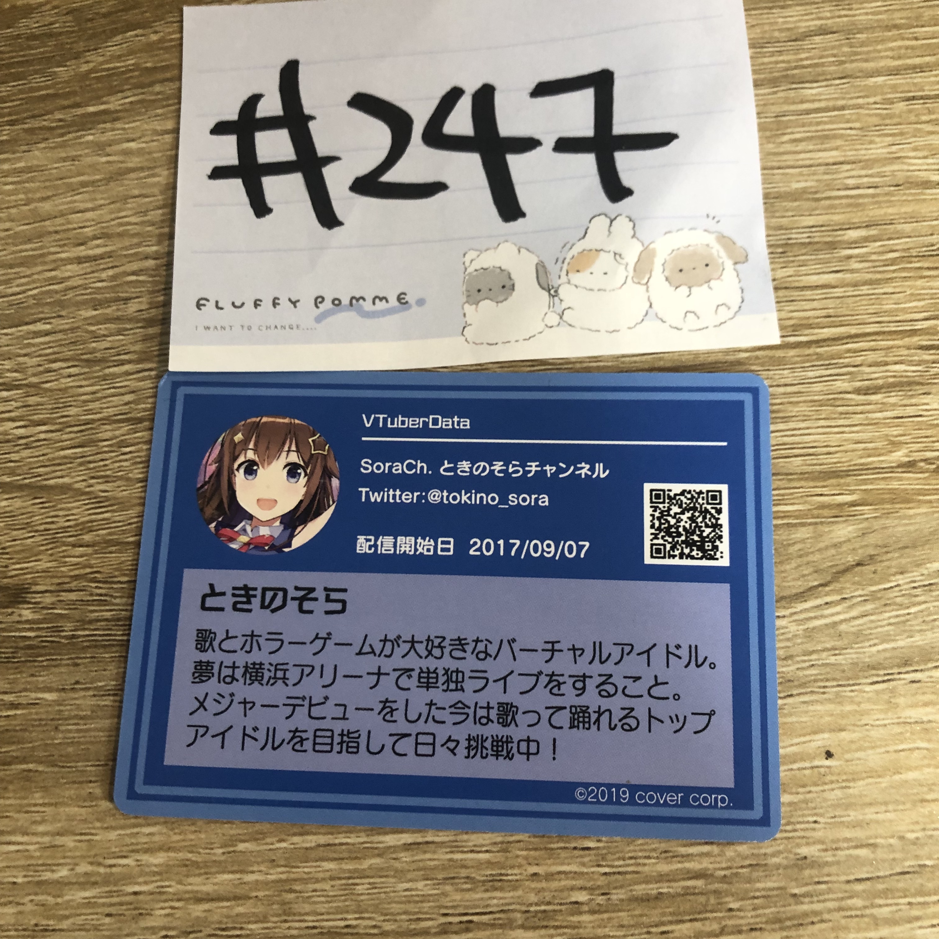 HOLOLIVE SORA 小卡#247