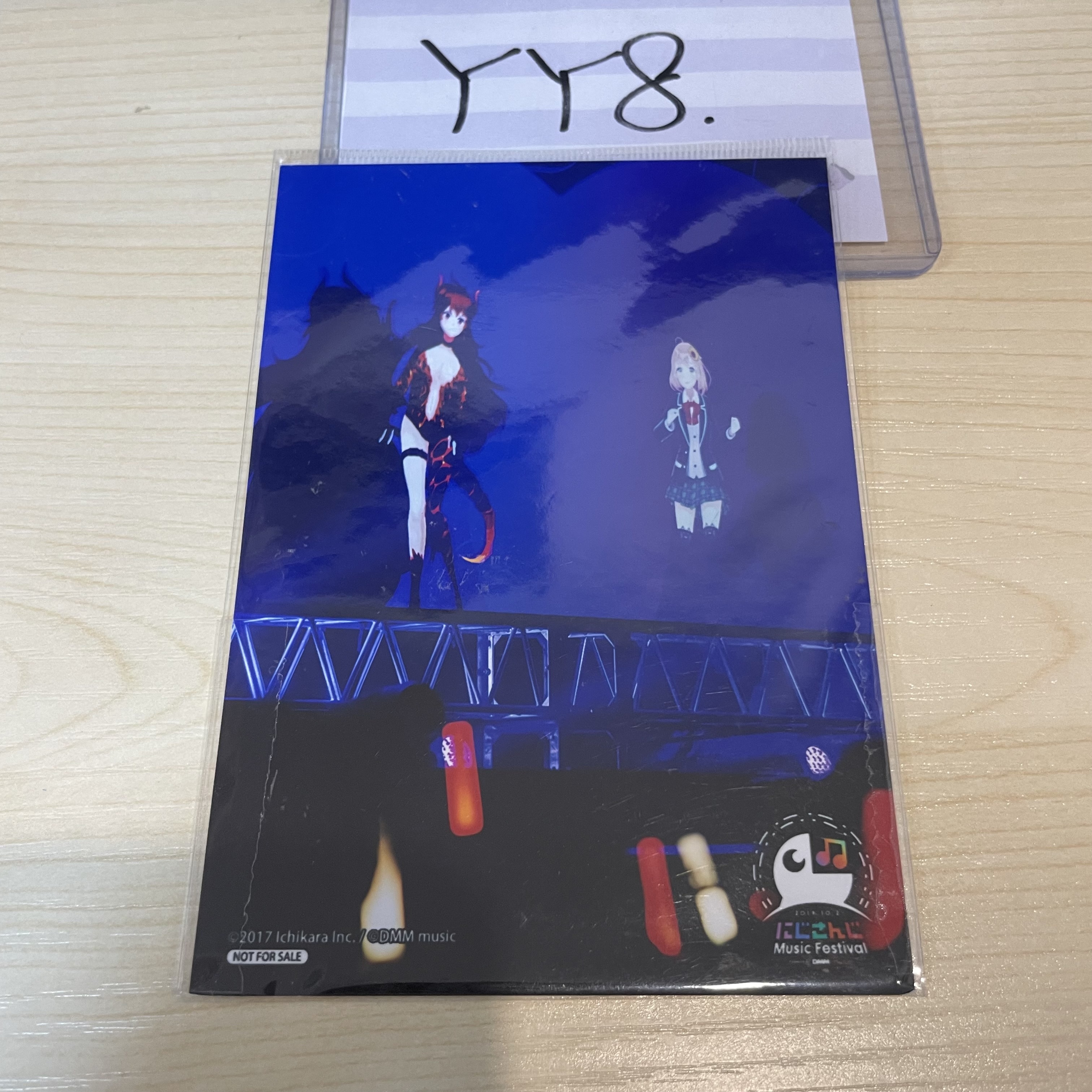 彩虹社 明信片 紅髮 #YY8