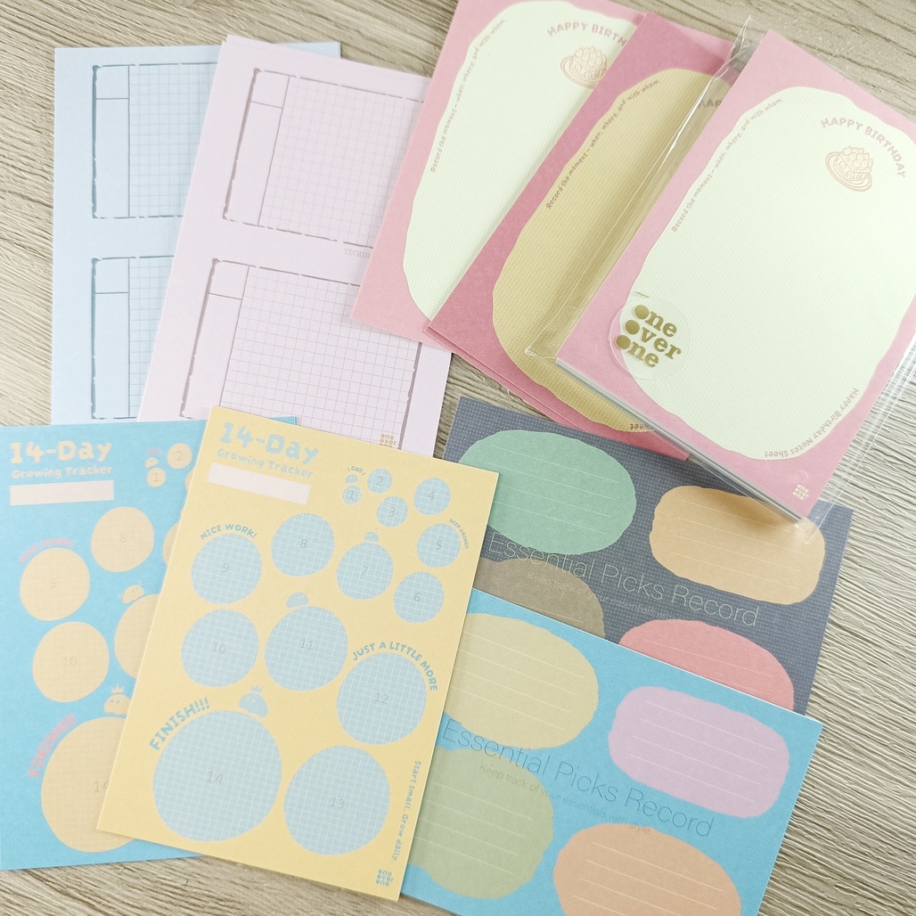 一分之一工作室．手帳擴充單張 趣味機能