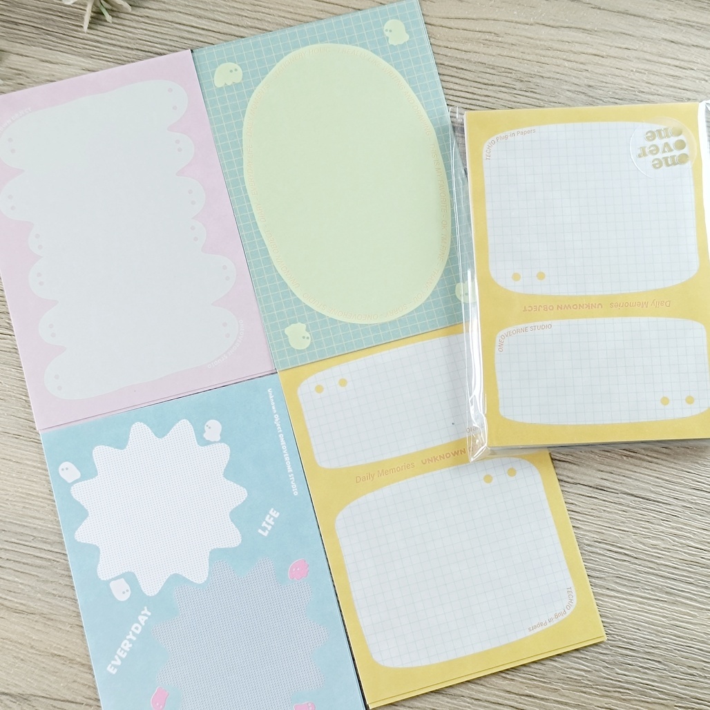 一分之一工作室．手帳擴充單張 形狀風格