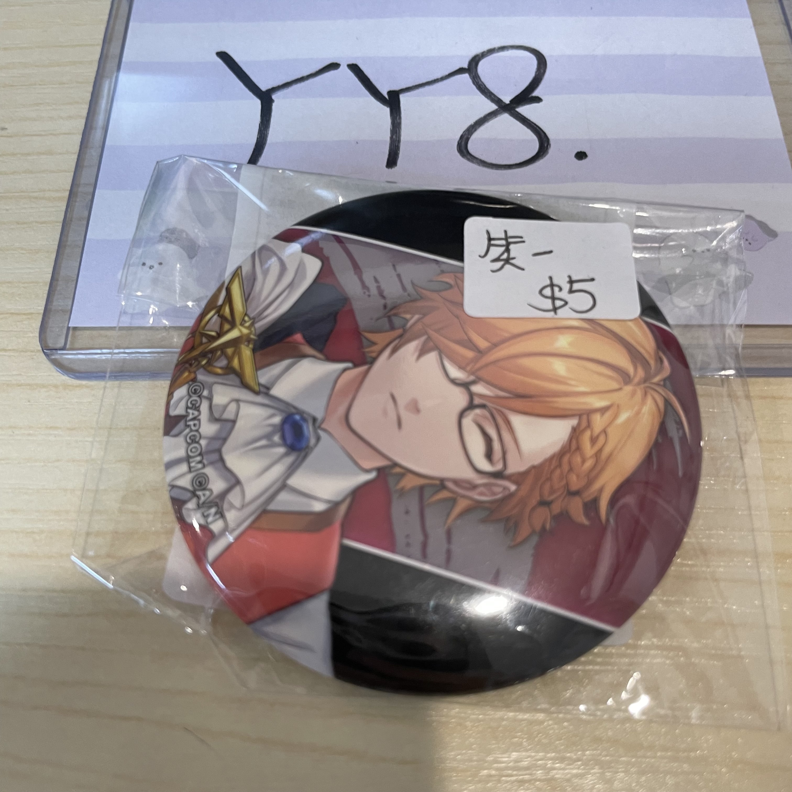 彩虹社 笑一 襟章 #YY8