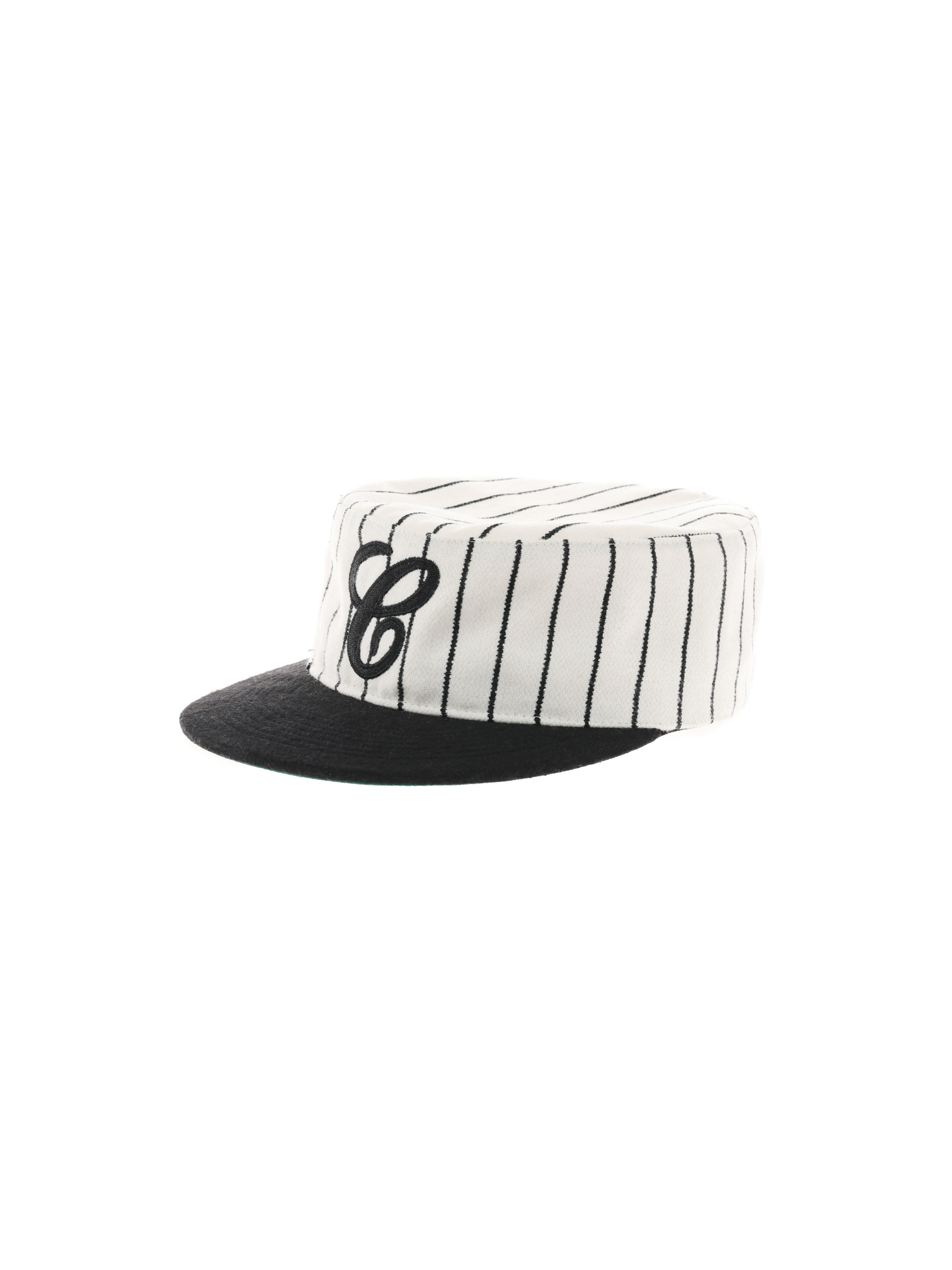 6cRAyon Pillbox Cap 條紋藥盒帽(Black)