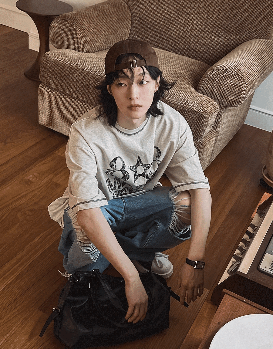 808 Stitch 寬鬆短袖T卹