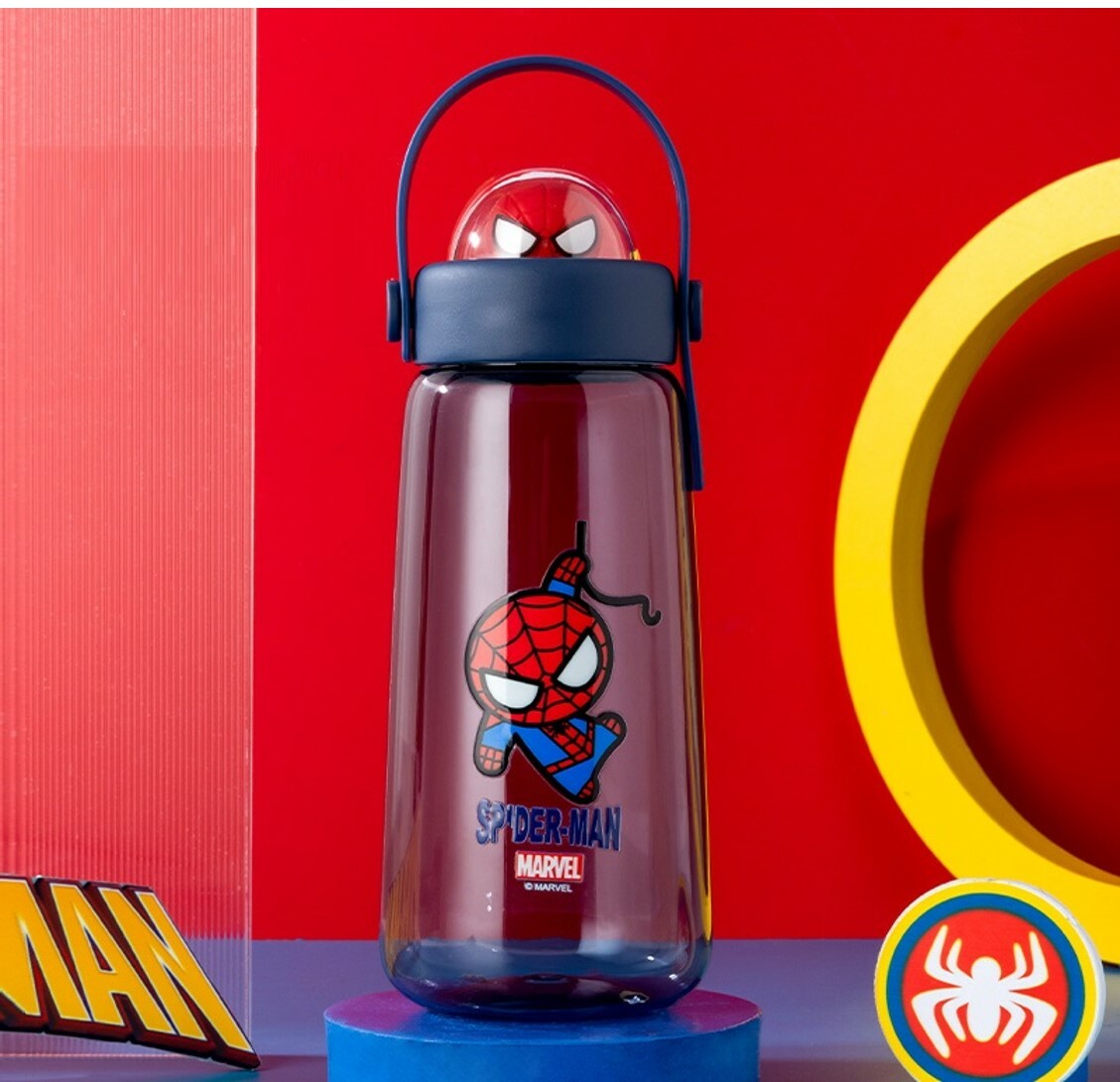 蜘蛛俠 - Marvel - 便攜式手挽水樽(600ml)
