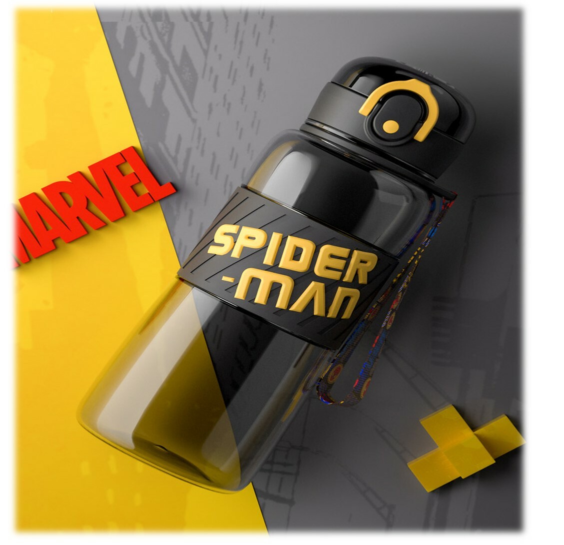 Marvel -便攜式手挽水樽(650ml)