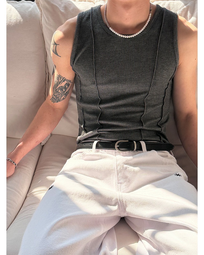 剪裁重點肌肉背心