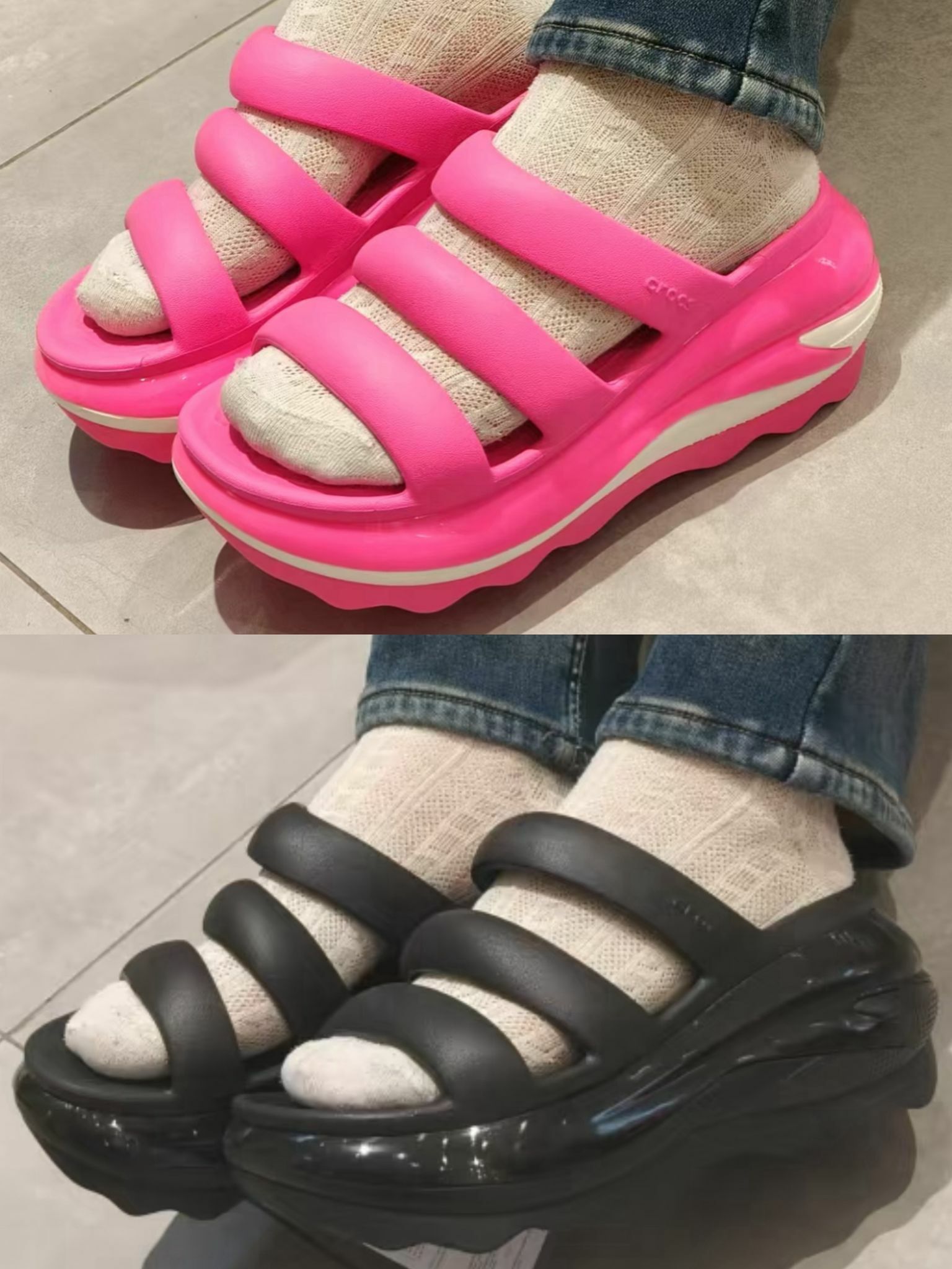 【預購】CROCS Mega Crush Triple G050203 女裝厚底拖鞋