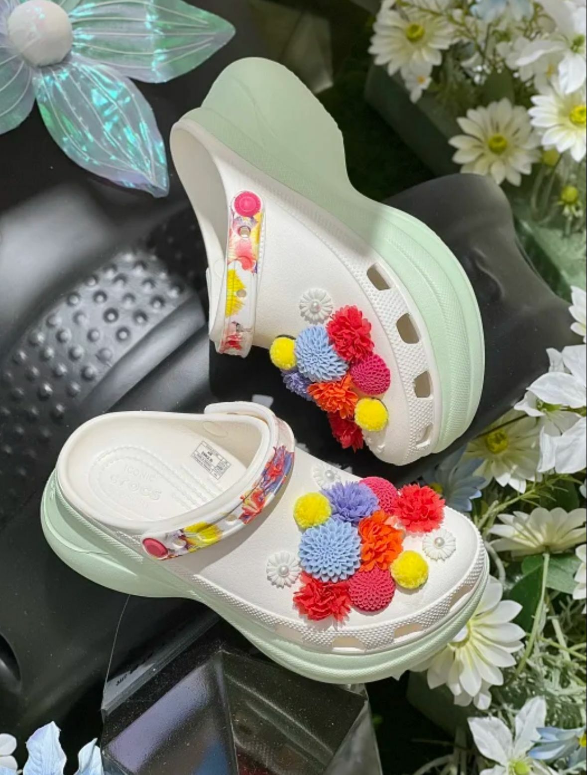 【預購】CROCS Bae Wildflower G050204 女裝厚底洞洞鞋