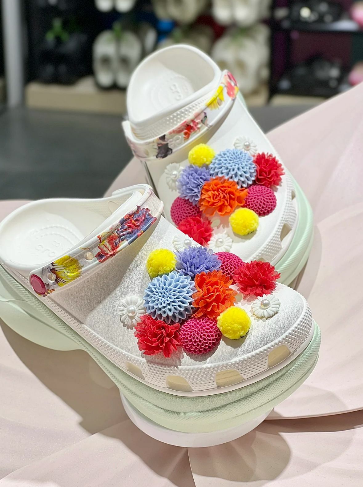 【預購】CROCS Bae Wildflower G050204 女裝厚底洞洞鞋