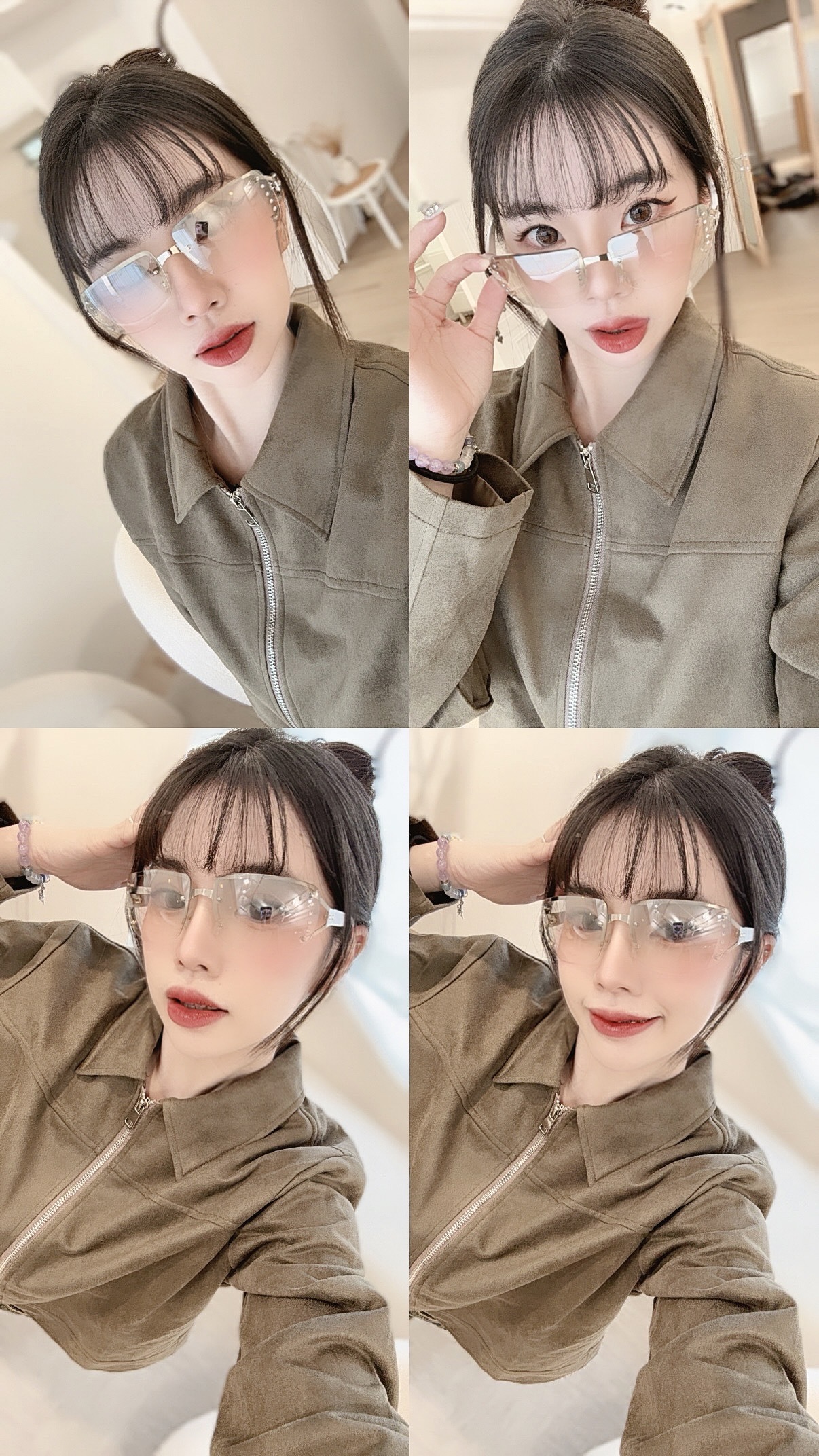 Y2K貓眼漸層墨鏡🕶️