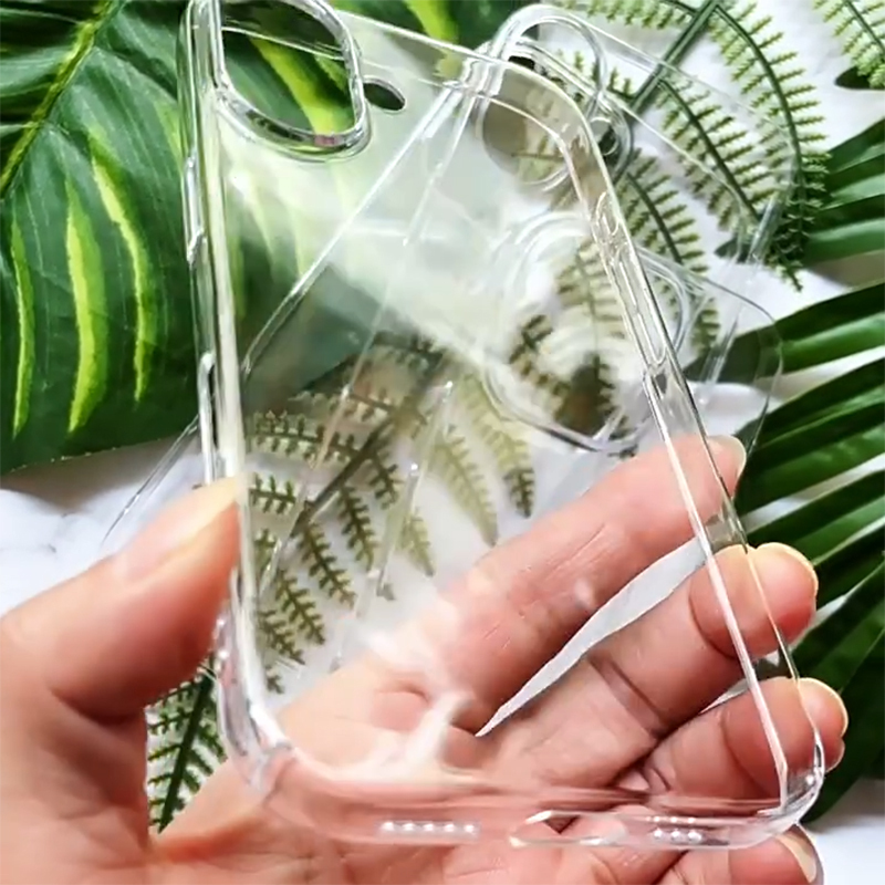 TSK JAPAN - Transparent PC hard shell iPhone16 Pro Max anti-fall mobile phone protective case P3973