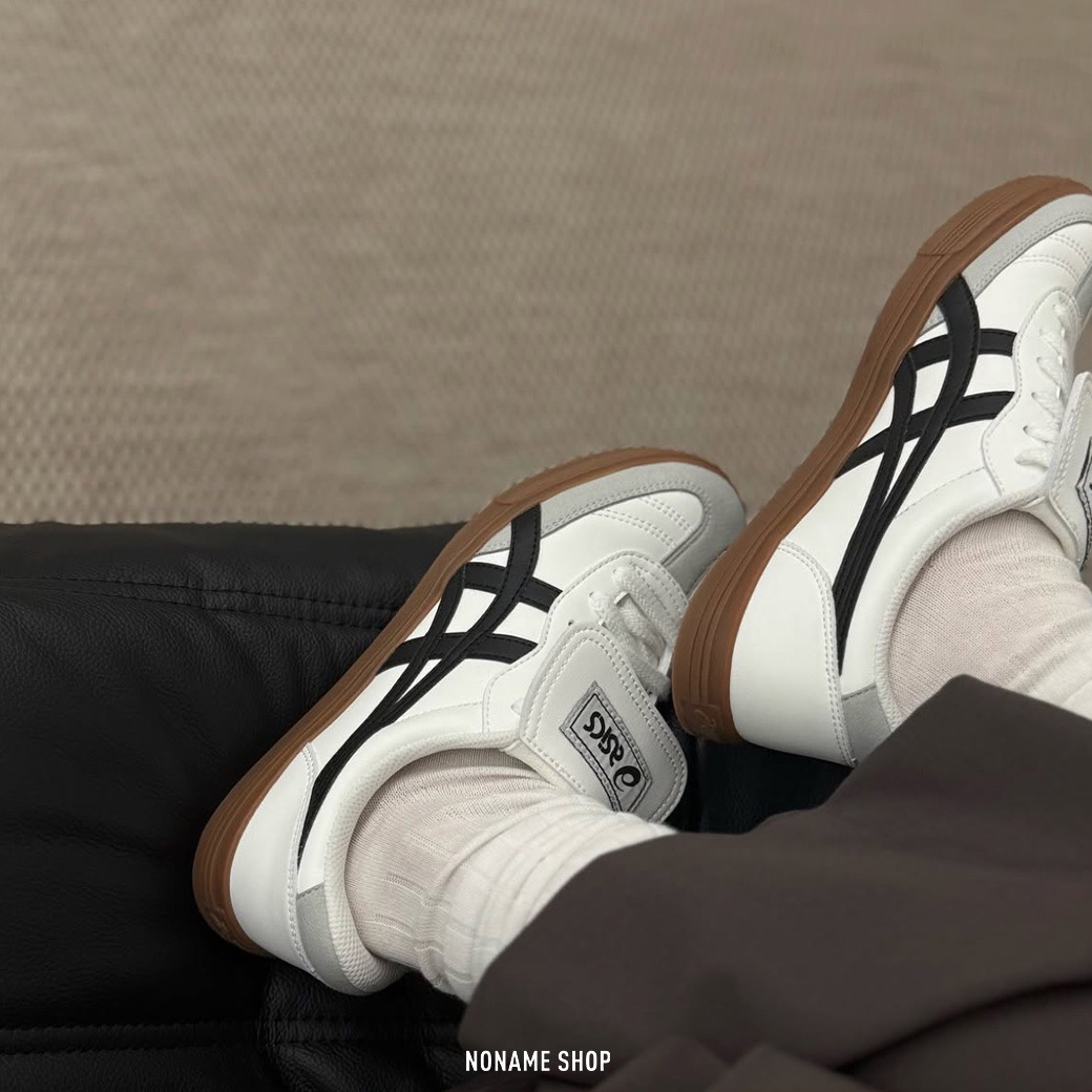 ASICS AARON 2.0 翻蓋鞋舌 德訓鞋 休閒鞋 白 (男/女同款)