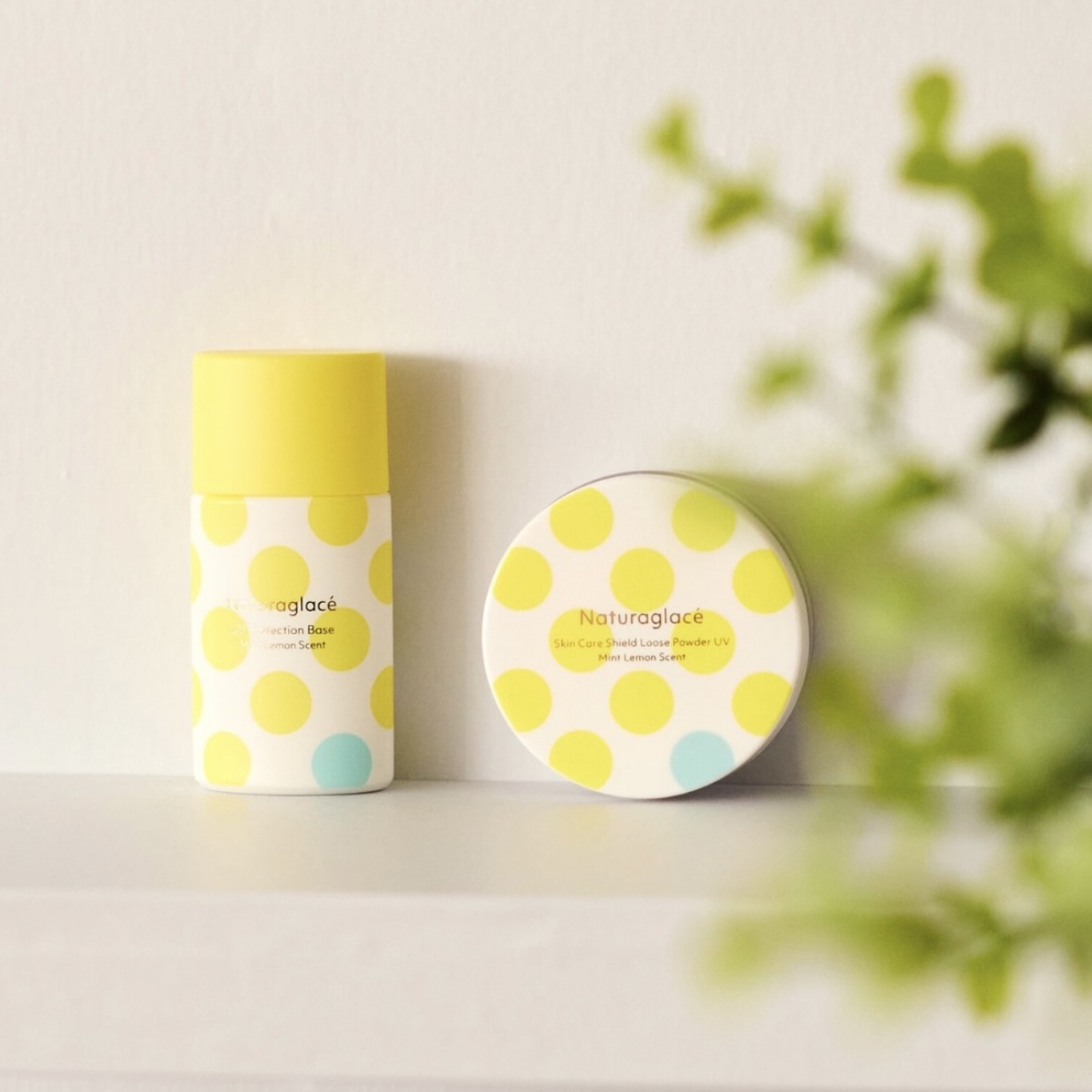 NATURAGLACE UV Mint Lemon Scent Protection Base / Skin Care Shield Loose Powder 2025 涼感防曬 檸檬薄荷香