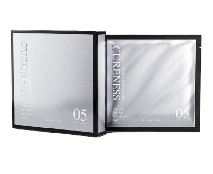 UQ27 CURENESS 外泌體鏡面反光面膜 30ml*5片 /1 盒   MADE  IN   KOREA