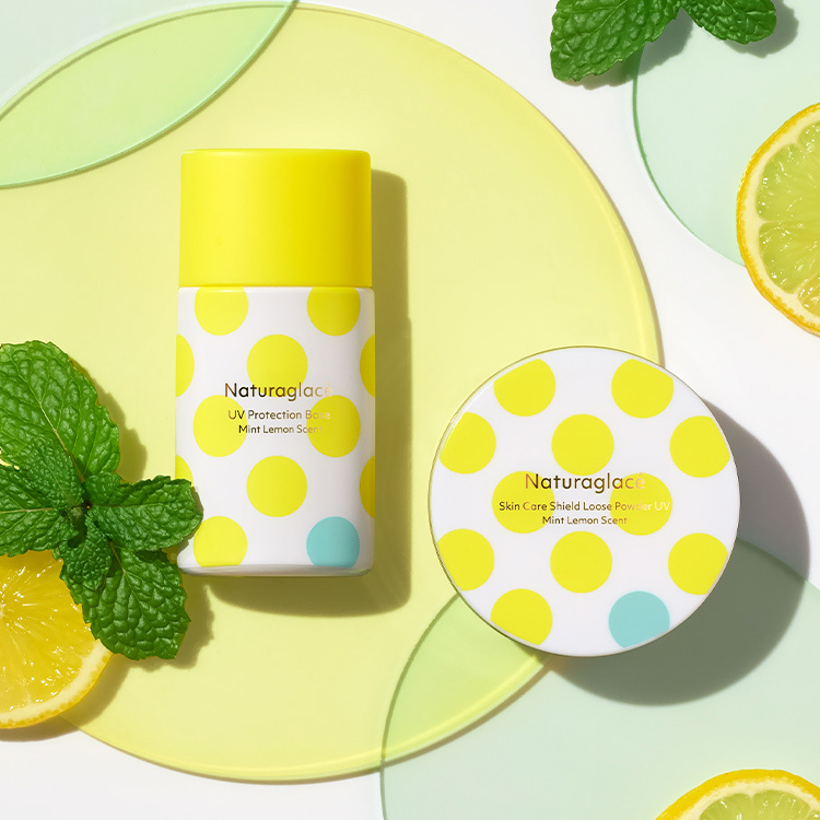 NATURAGLACE UV Mint Lemon Scent Protection Base / Skin Care Shield Loose Powder 2025 涼感防曬 檸檬薄荷香