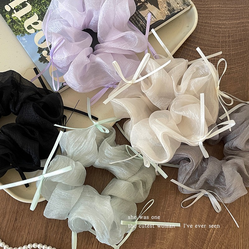 [3 FOR RM10] Ballet Style Tulle Bow Scrunchies