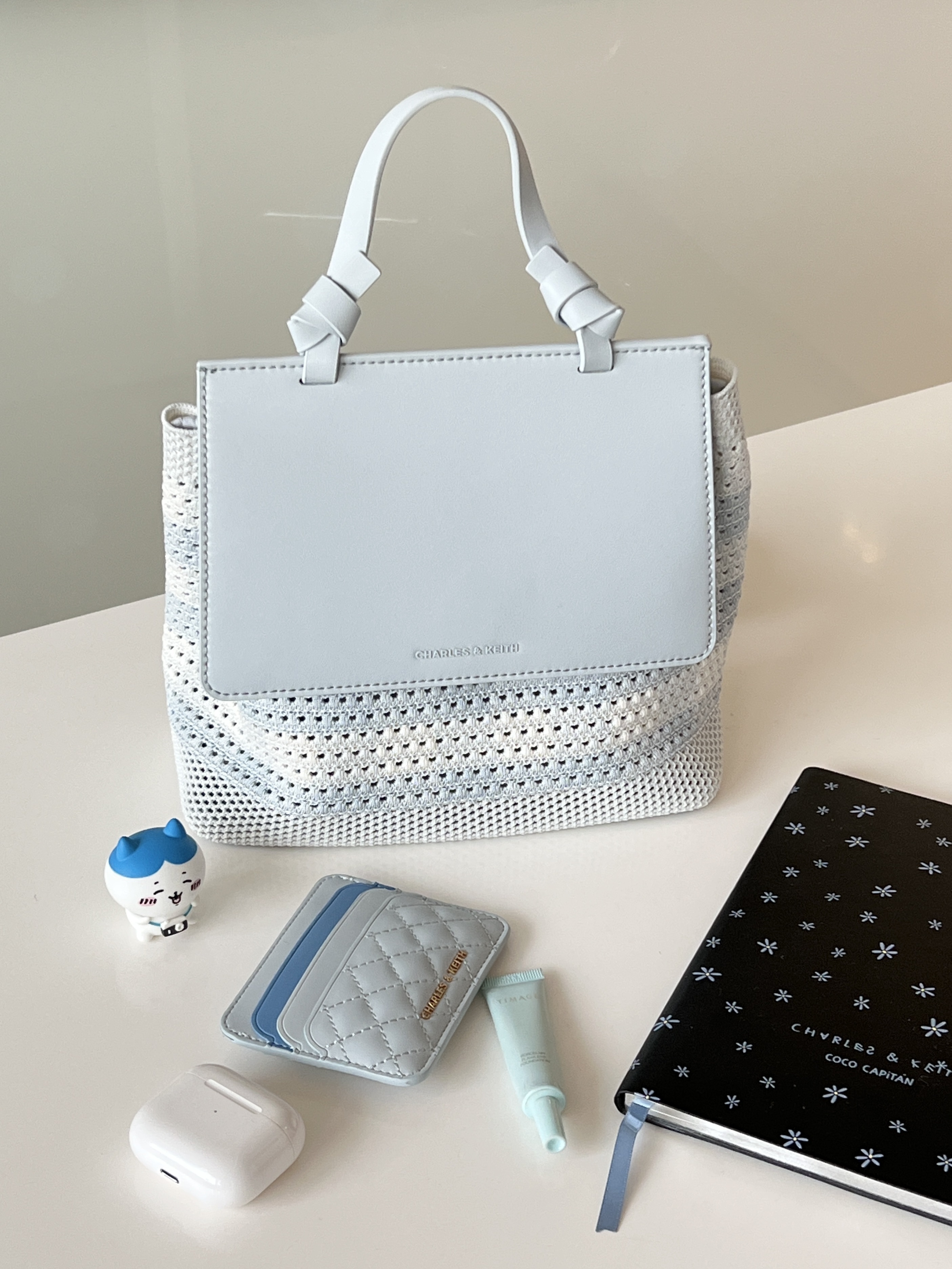 Charles & Keith Ida 兒童針織後背包 小CK 雙肩包 手提 / 預購