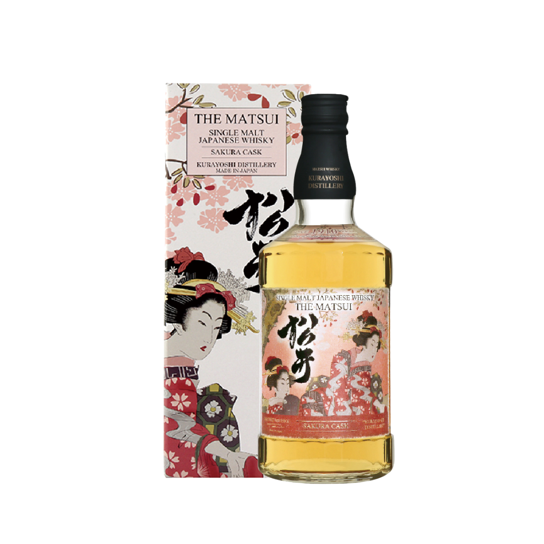 松井櫻花桶單一麥芽威士忌 (粉紅盒)