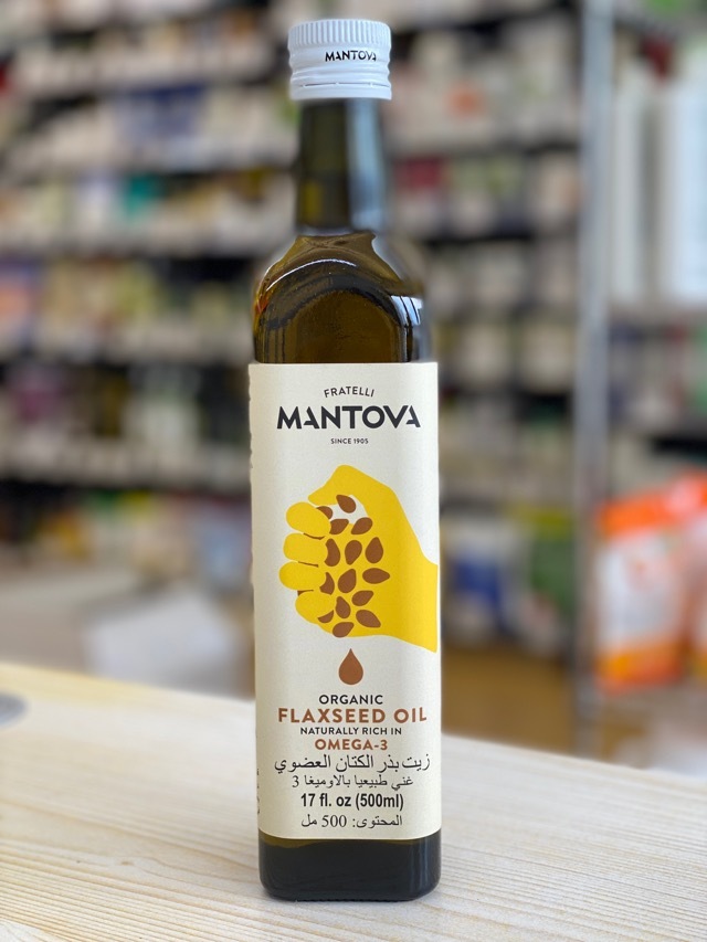 Mantova organic flaxseed oil (best before 2027/11/8)