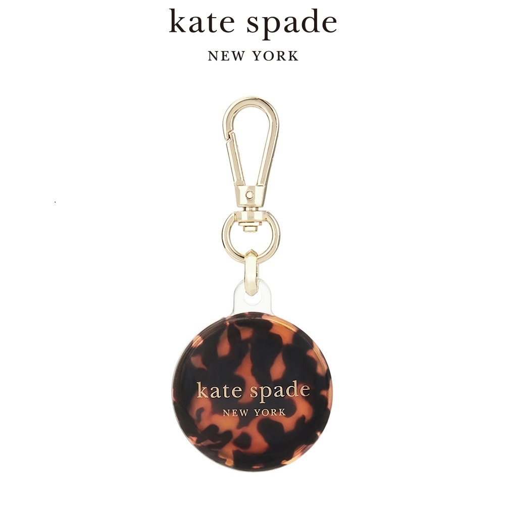 【kate spade】AirTag 保護套 華麗玳瑁