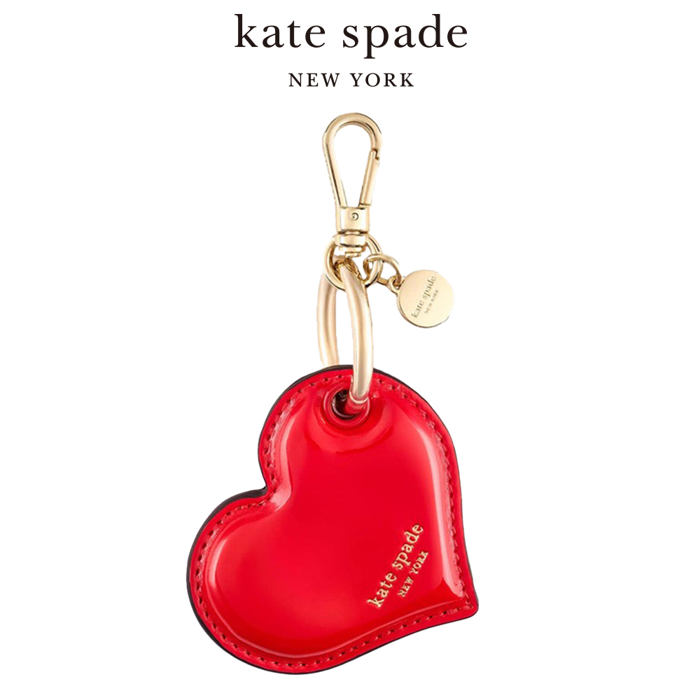 【kate spade】AirTag 保護套 紅色愛心