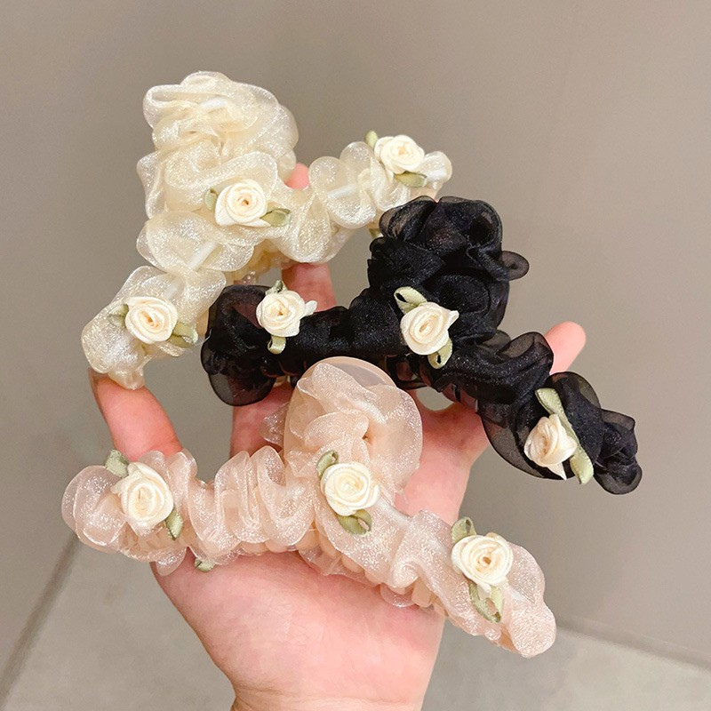 [2 FOR RM10] Fairy Style Floral Tulle Hair Claw