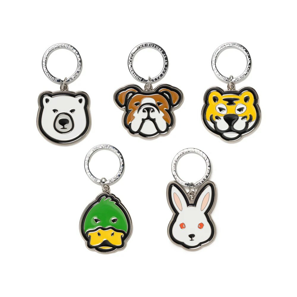 HUMAN MADE ANIMAL HEAD KEYRING 動物頭鑰匙圈