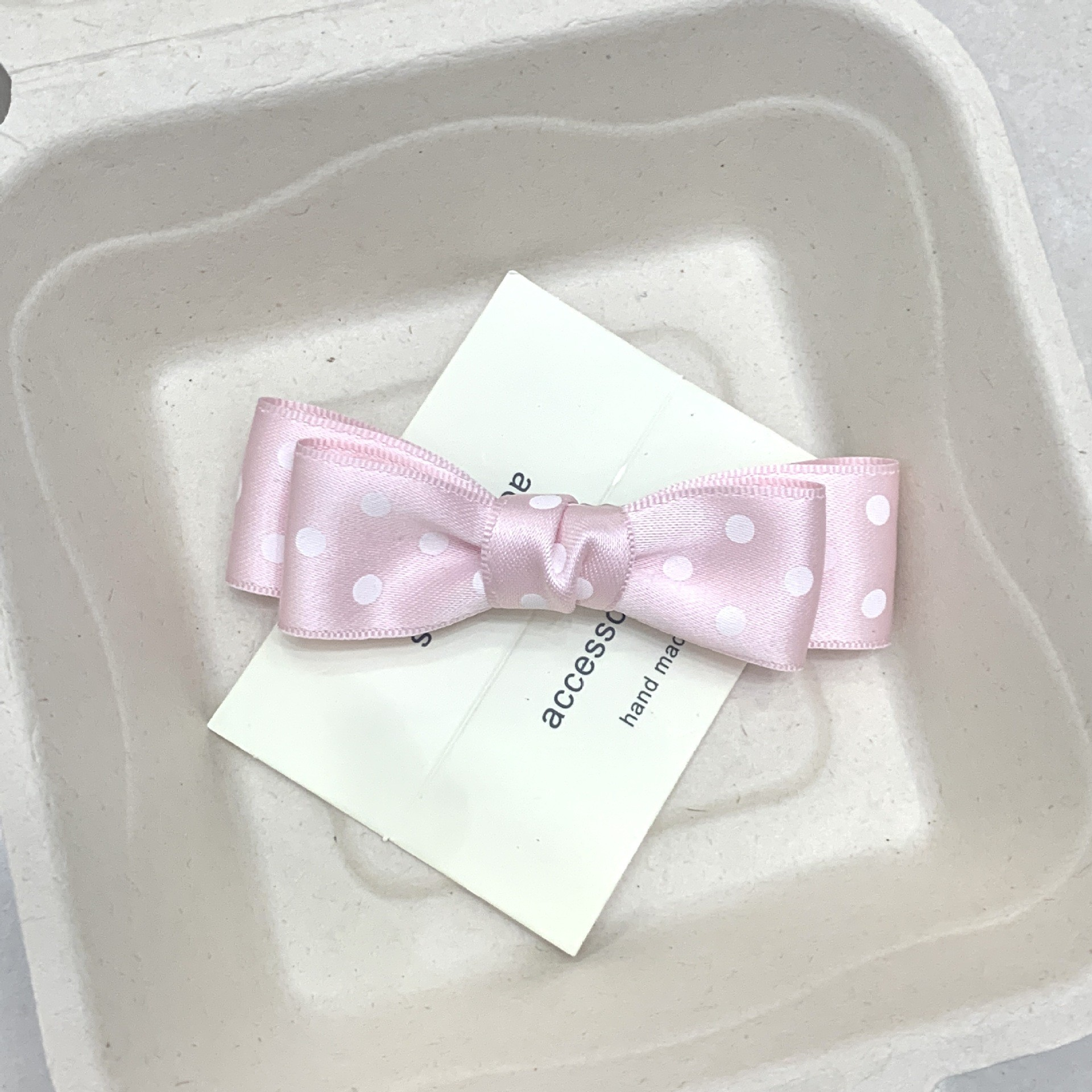 [4 FOR RM10] Sweet Polka Dot Bow Hair Clip