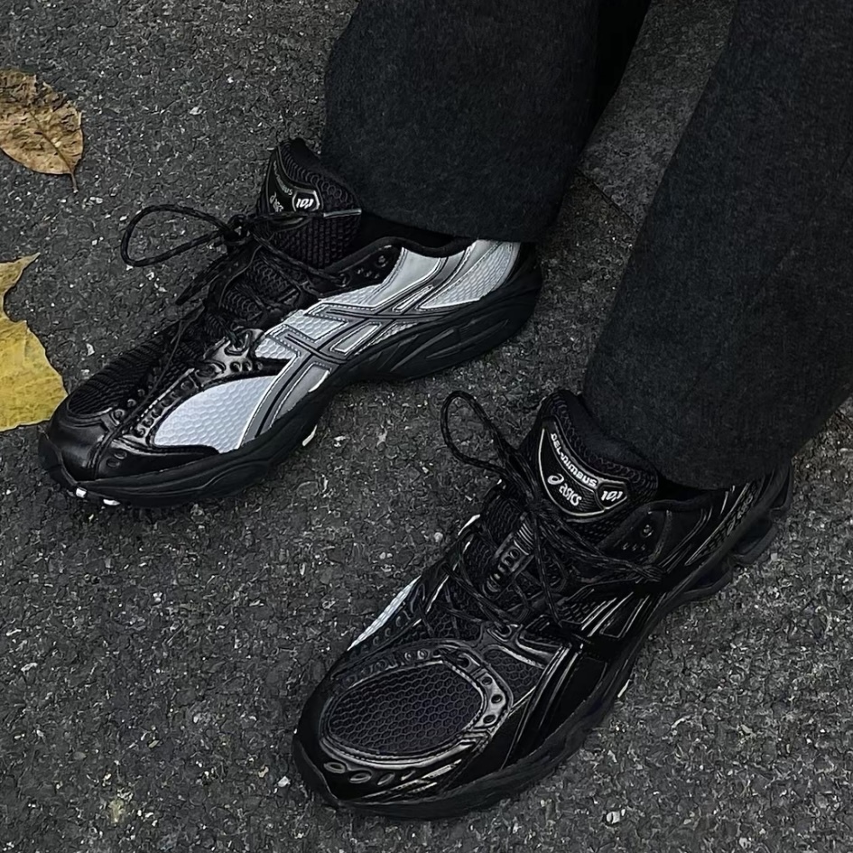 ASICS 亞瑟士 GEL-NIMBUS 10.1復古 潮流 陰陽配色 百搭 休閒慢跑鞋 1203A780-001/預購