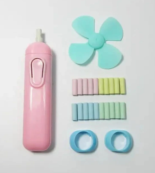 电动橡皮+风扇