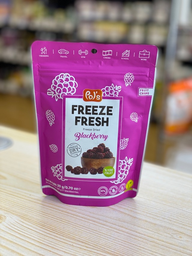 Pols freeze dried blackberry crisps (best before 10 May 2026)