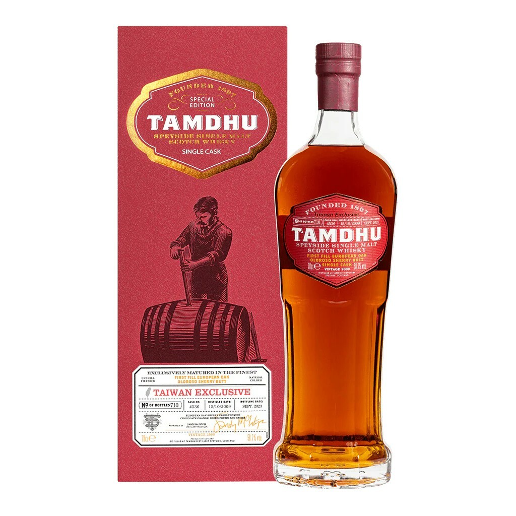 坦度 2009初次歐洲雪莉單桶原酒(No.4536)