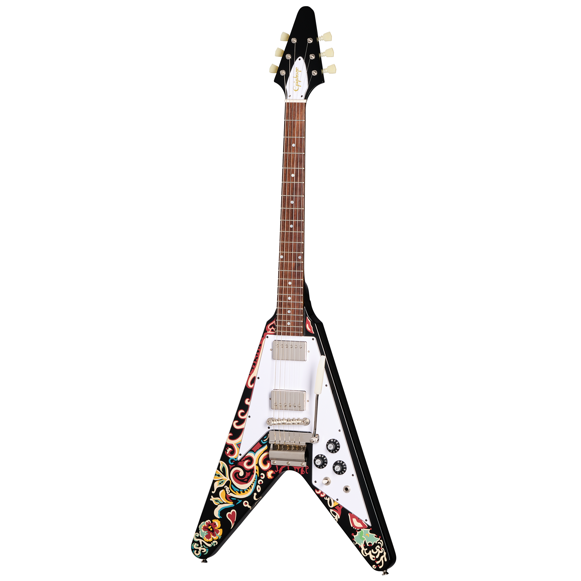 Epiphone Epiphone Jimi Hendrix™ "Love Drops" Flying V Ebony 電吉他 — 三峽吉他 / Bass