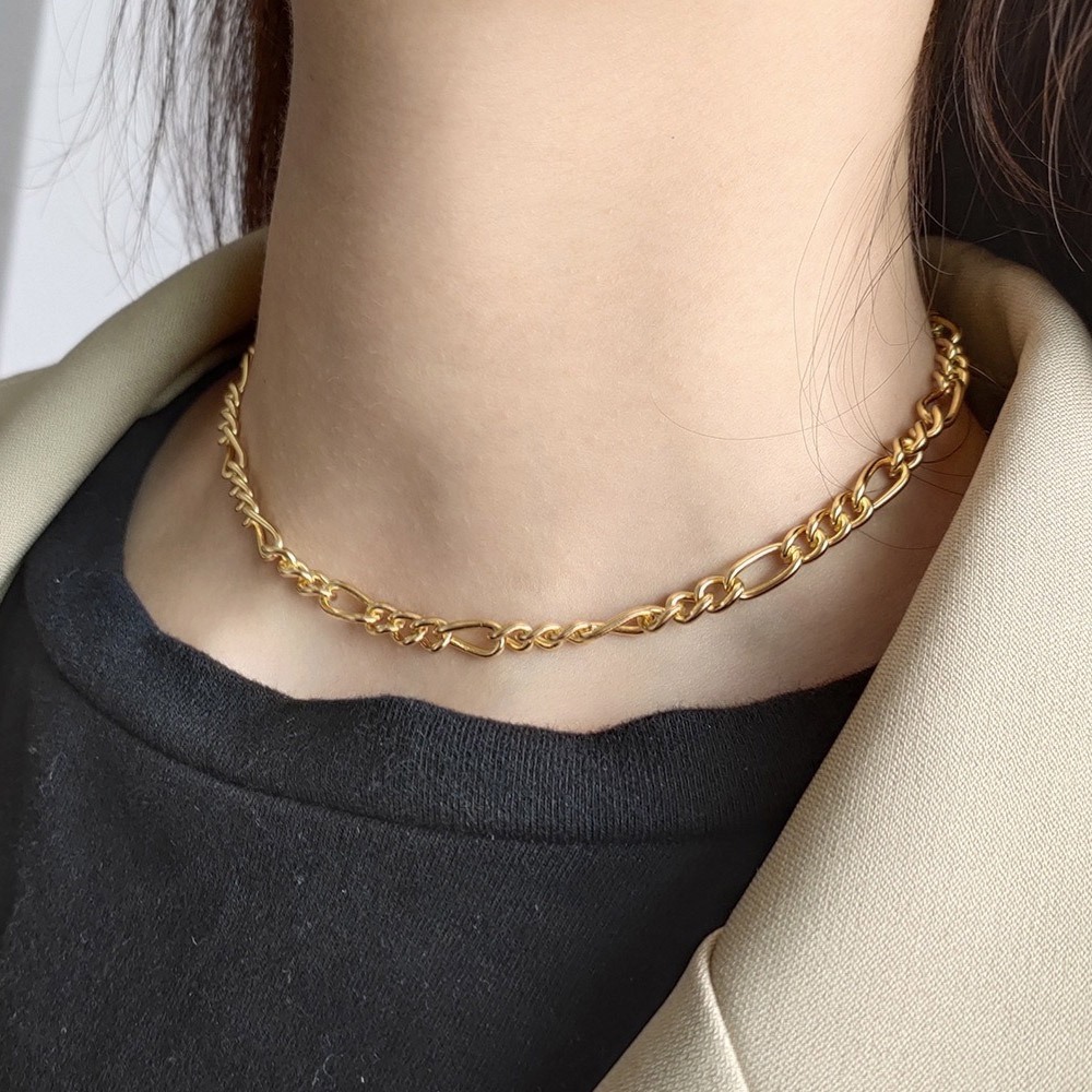 項鍊 純銀項鍊 金項鍊 choker 子母項鍊 手工項鍊 疊戴項鍊 龐克項鍊 日系項鍊 短項鍊 脖鏈 頸鏈 禮物 249