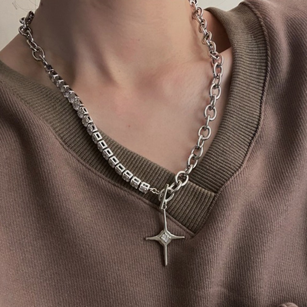 項鍊 情侶項鍊 銀項鍊 十字架項鍊 男生項鍊 韓國項鍊 日系項鍊 個性項鍊 大項鍊 鋯石項鍊 小眾項鍊 女生禮物 231