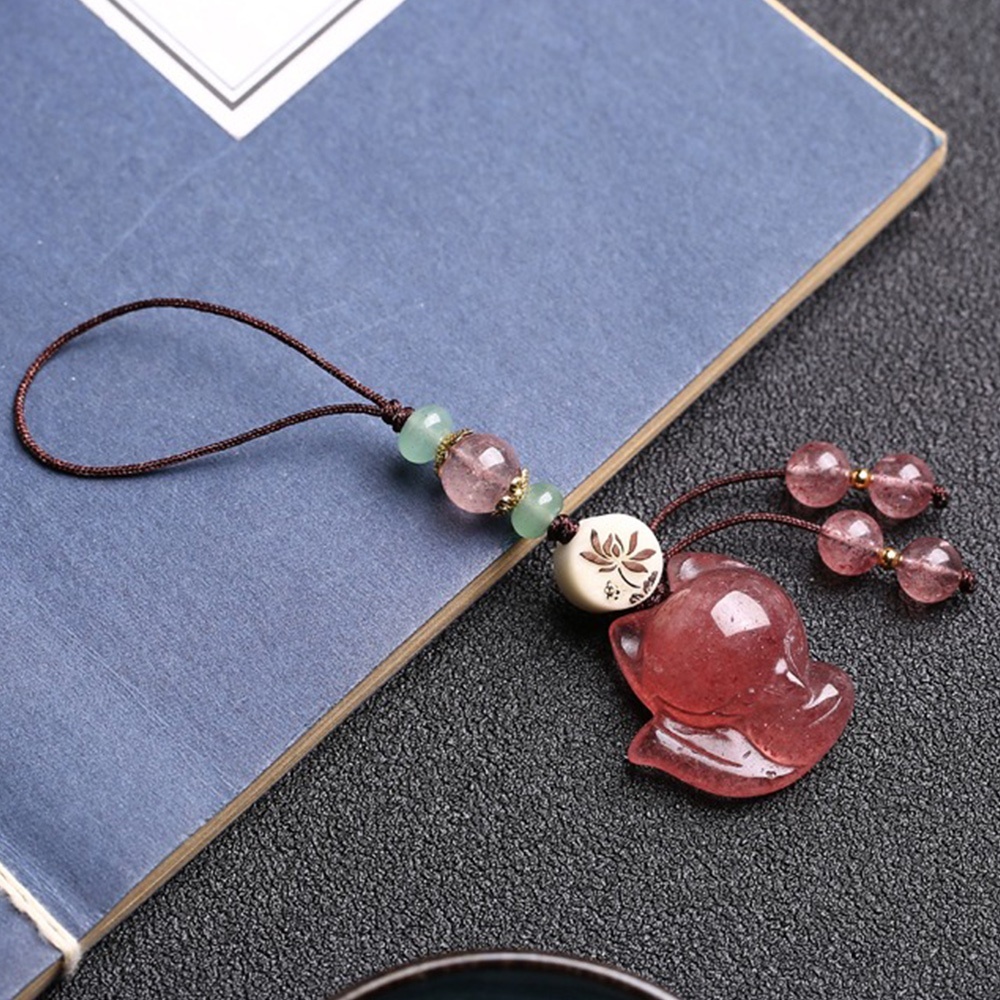 吊飾 掛件 鑰匙圈 水晶吊飾 包包吊飾 汽車吊飾 鑰匙吊飾 手機掛件 狐狸娃娃吊飾 平安吊飾 生日禮物 日系飾品 005