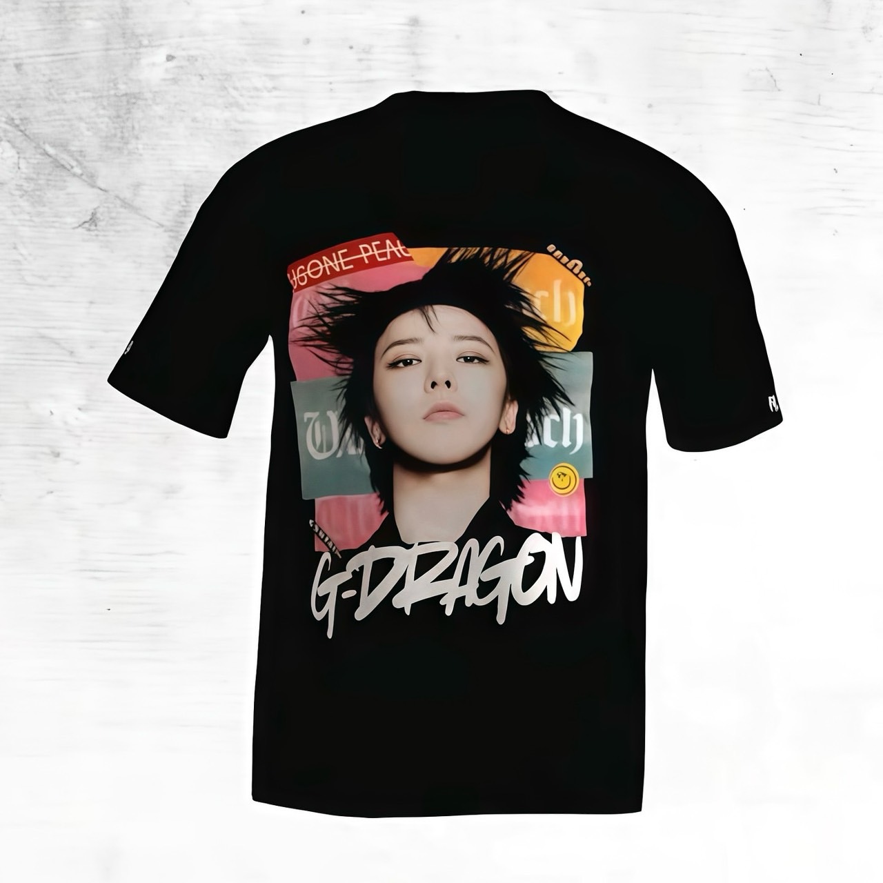 GD G-Dragon 權志龍國際巡迴應援短T 兩款 粉字/黃字