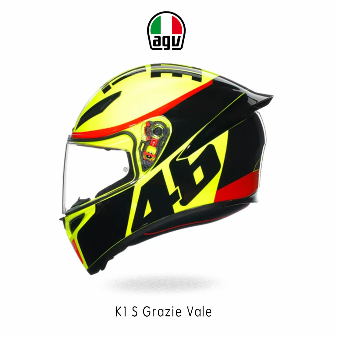 AGV K1S Grazie Vale VR46聯名彩繪 全罩安全帽