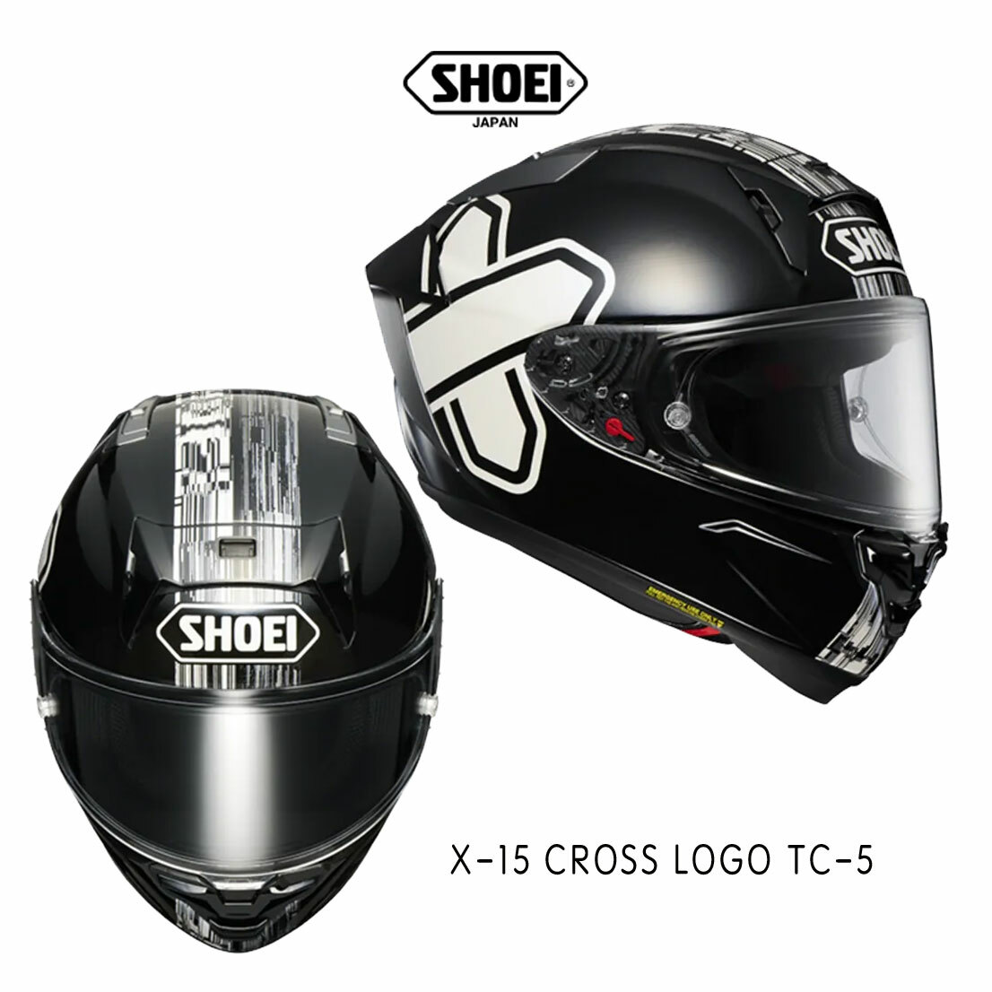 SHOEI X-FIFTEEN (X-15) CROSS LOGO TC-5 全罩安全帽
