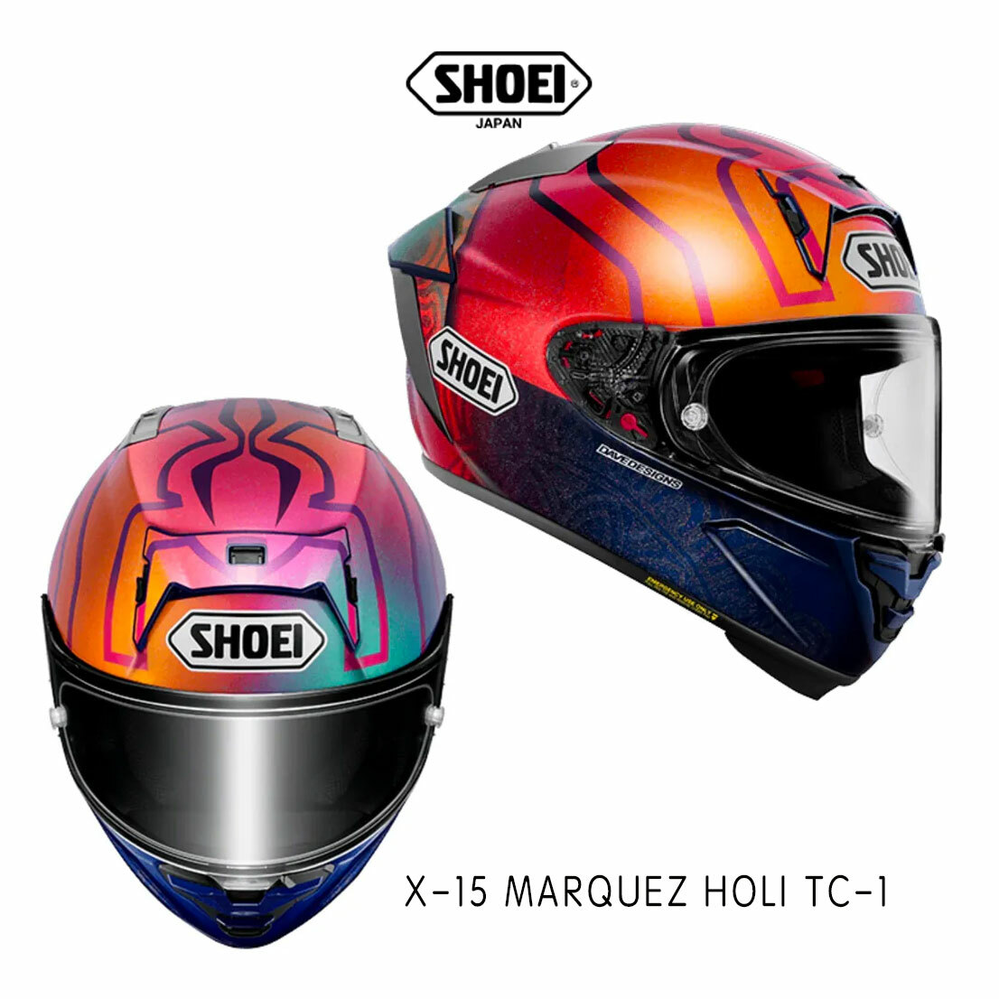 SHOEI X-FIFTEEN MARQUEZ HOLI TC-1 全罩安全帽
