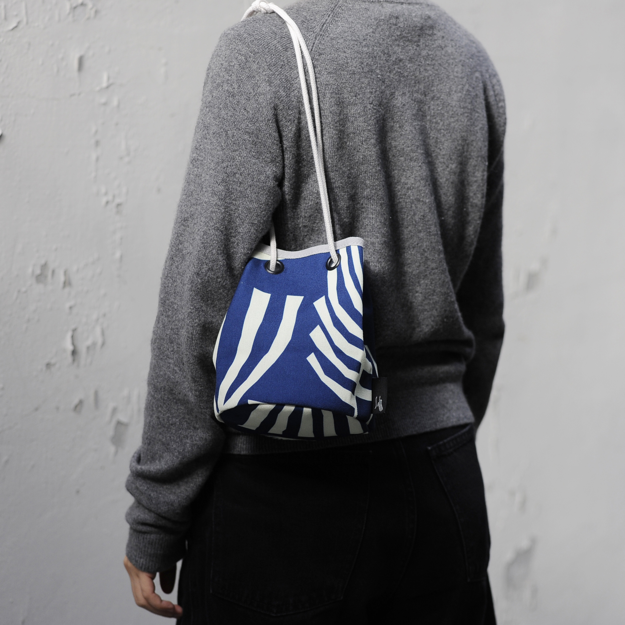 遛狗束口包 / 米克斯藏青