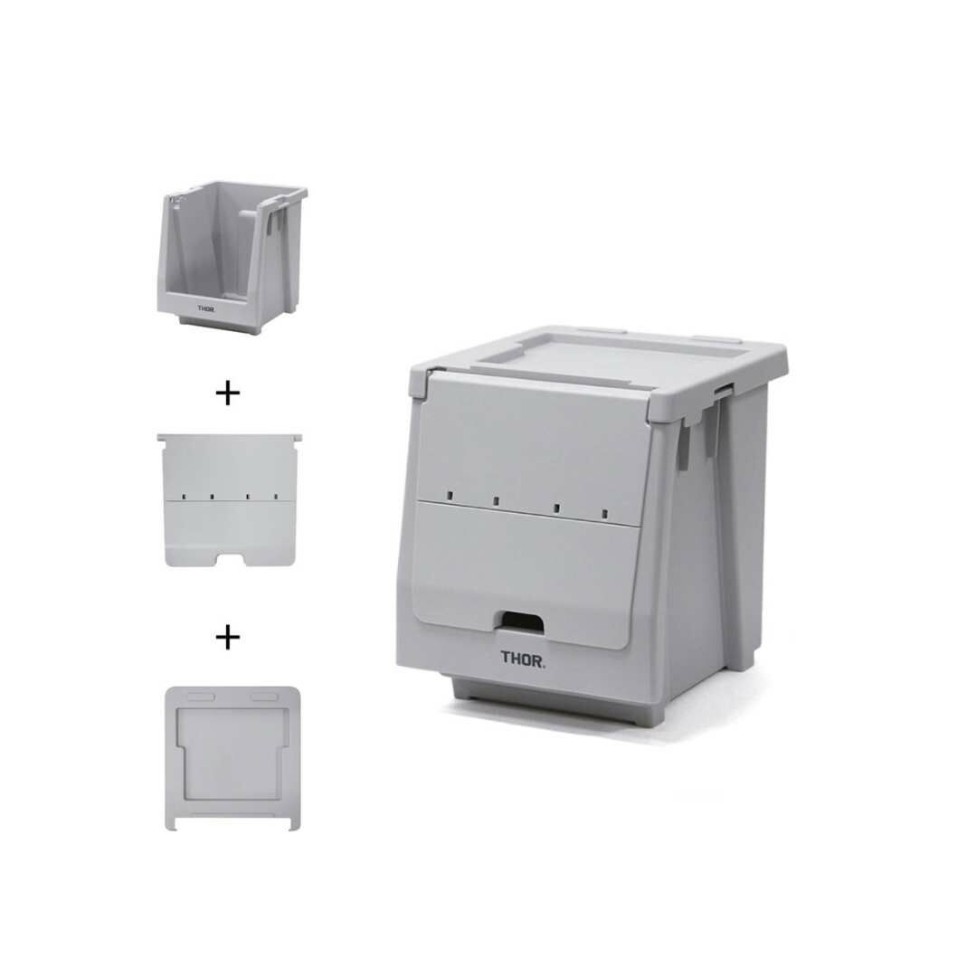 THOR｜Stacking Container｜掀蓋推疊式層架收納箱
