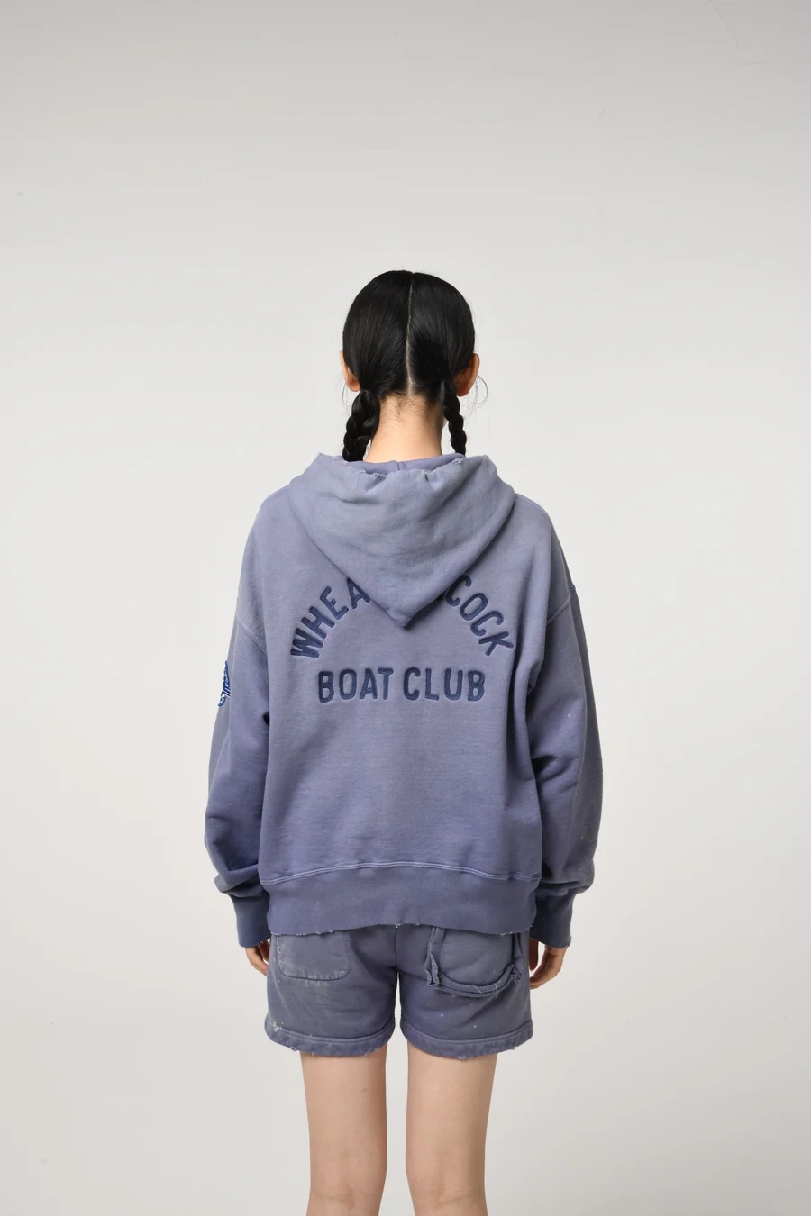 【BOWWOW】バウワウ/BOAT CLUB ZIP HOODIE/EGGPLANT NVY AGING BOW WOW バウワウ SS25 BOAT CLUB ZIP HOODIE / EGGPLANT NVY
