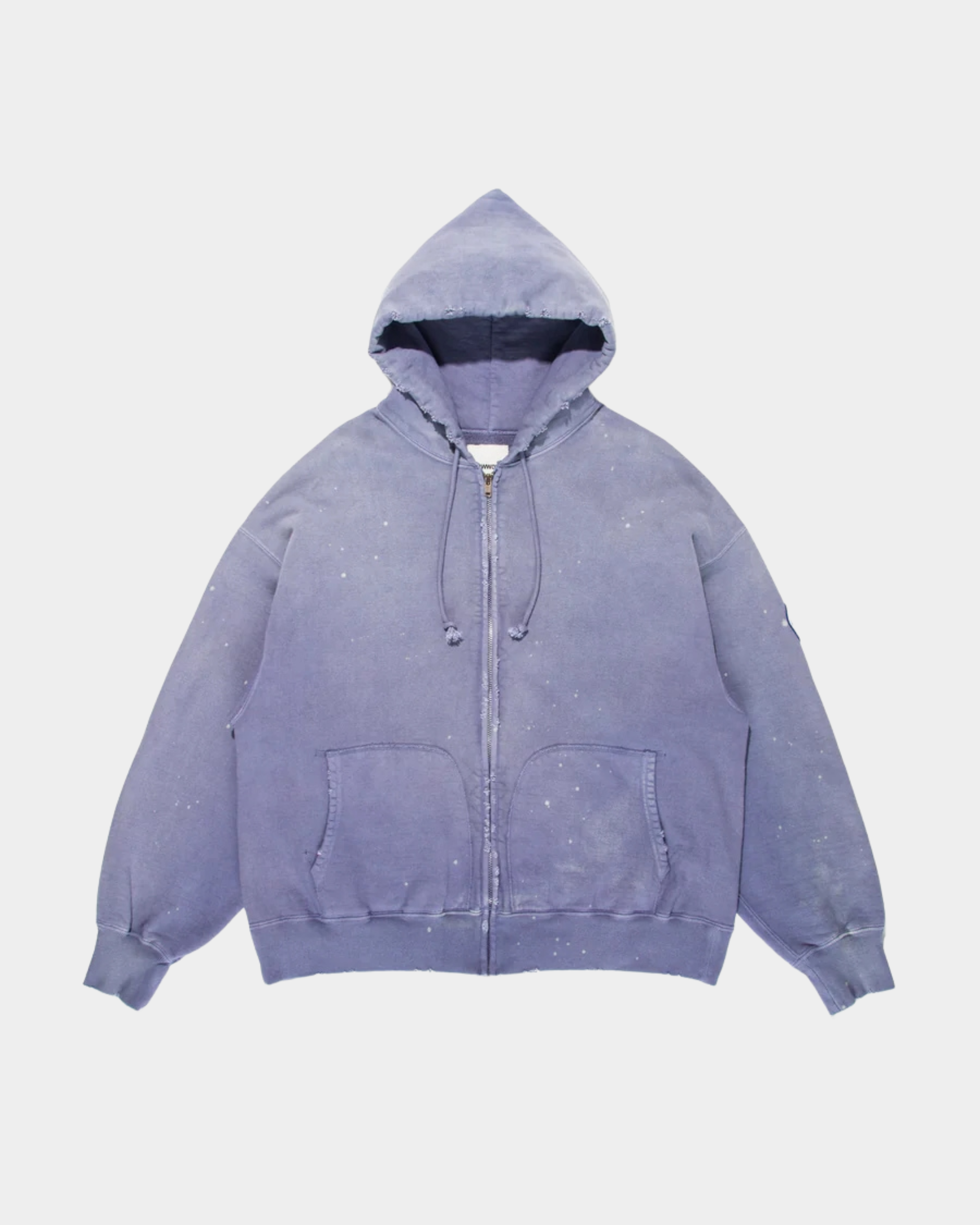 BOW WOW - BOAT CLUB ZIP HOODIE / EGGPLANT NAVY AGING
