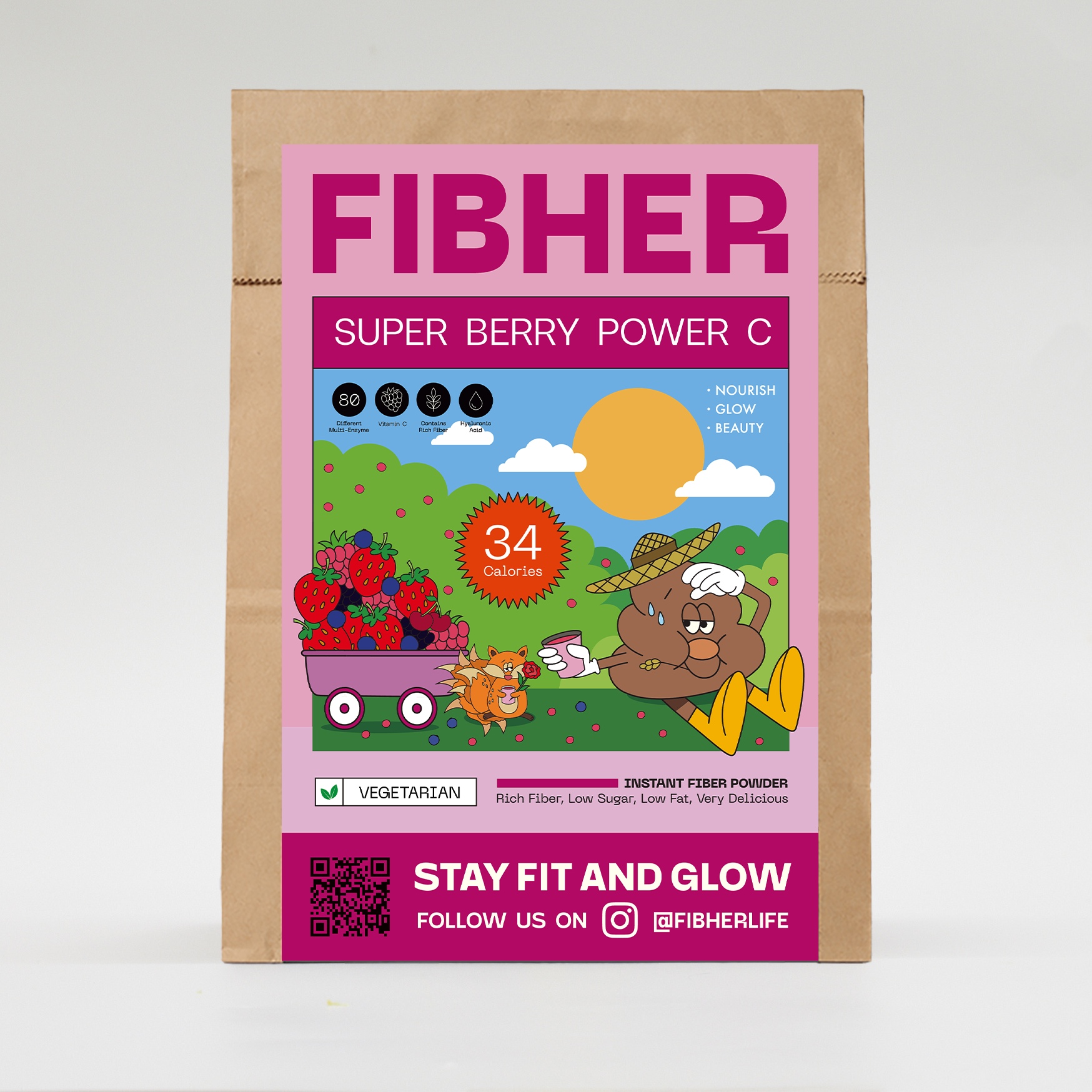 ‼️預購-預計5月出貨‼️FIBHER 超級莓果纖維飲【環保包裝】