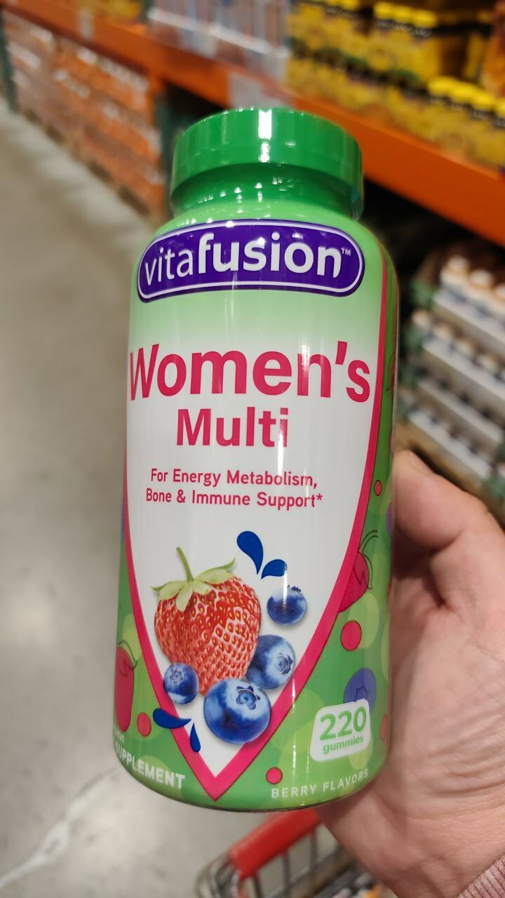[U] CW VITAFUSION WOMEN'S MULTIVITAMIN BERRY FLAVORS, 220 GUMMIES, UCW43 (UCW43)