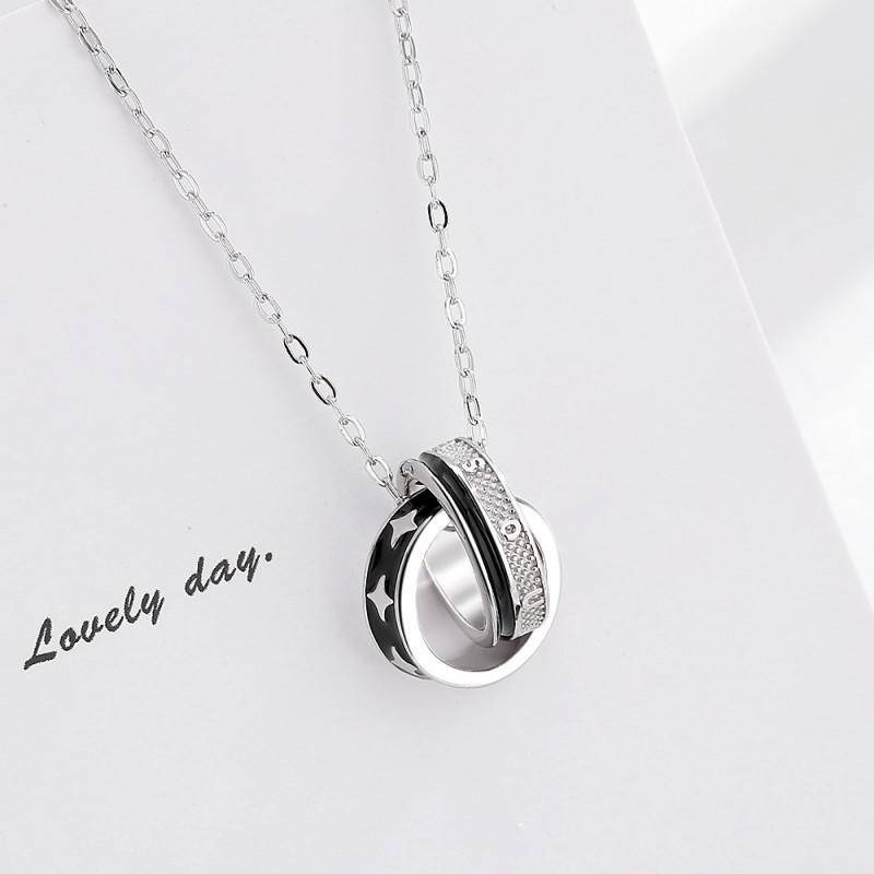 純銀項鍊 男生項鍊 情侶項鍊 戒指項鍊 韓國項鍊 歐美項鍊 無限大項鍊 ins項鍊 嘻哈項鍊 銀飾項鍊 男生禮物 171